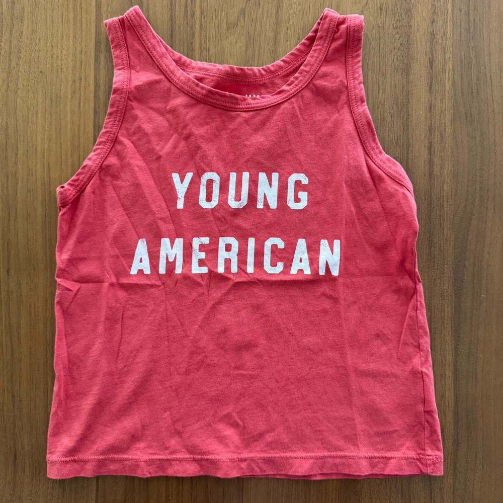 Jean + June Young American Tank Top
